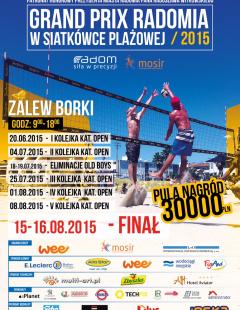 Grand Prix Radomia w siatkówce plażowej 2015 - I kolejka kat. OPEN